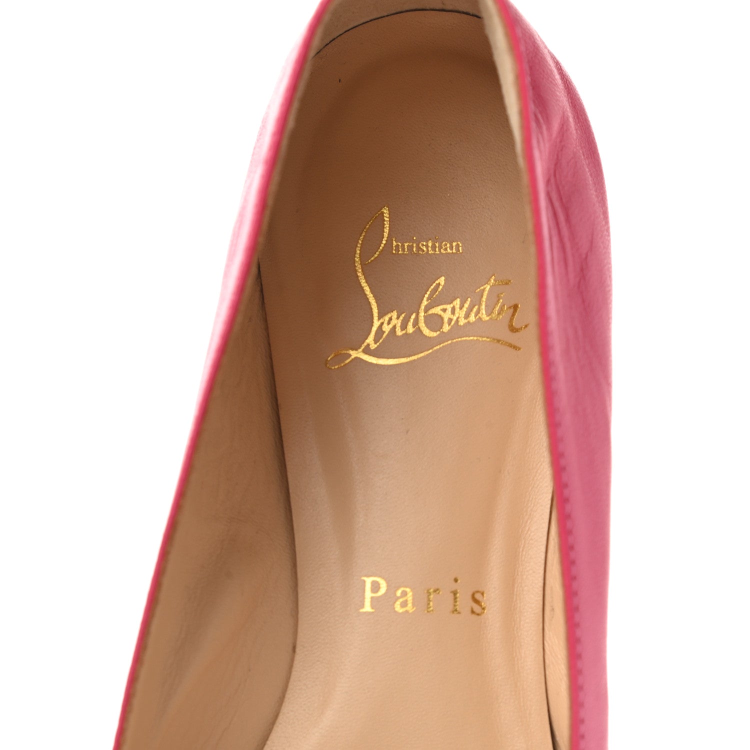 Christian Louboutin Shiny Nappa Ballalla Flats 38.5 Darling 7 of 7