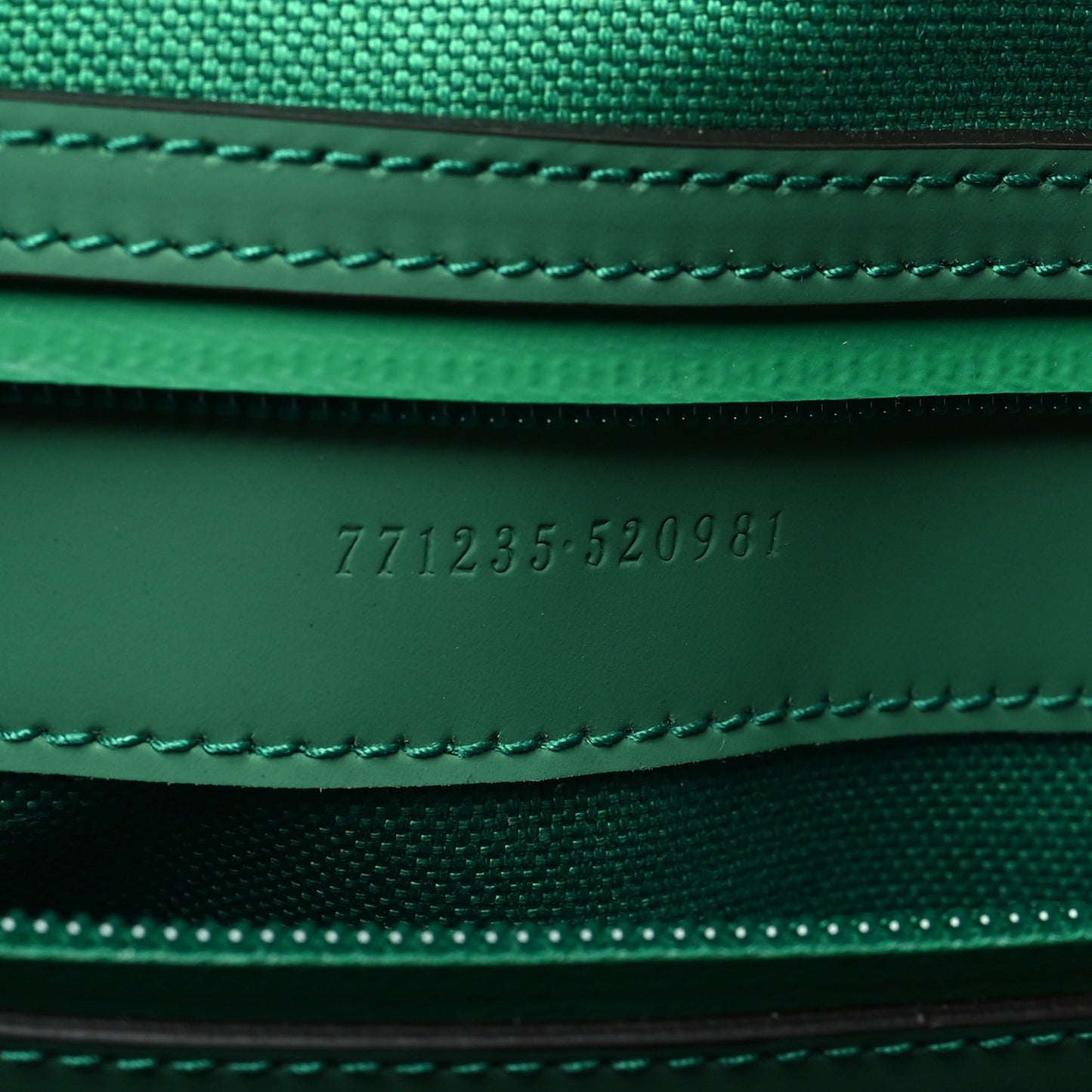 Rubber Effect GG Embossed Duffle Bag New Shamarock