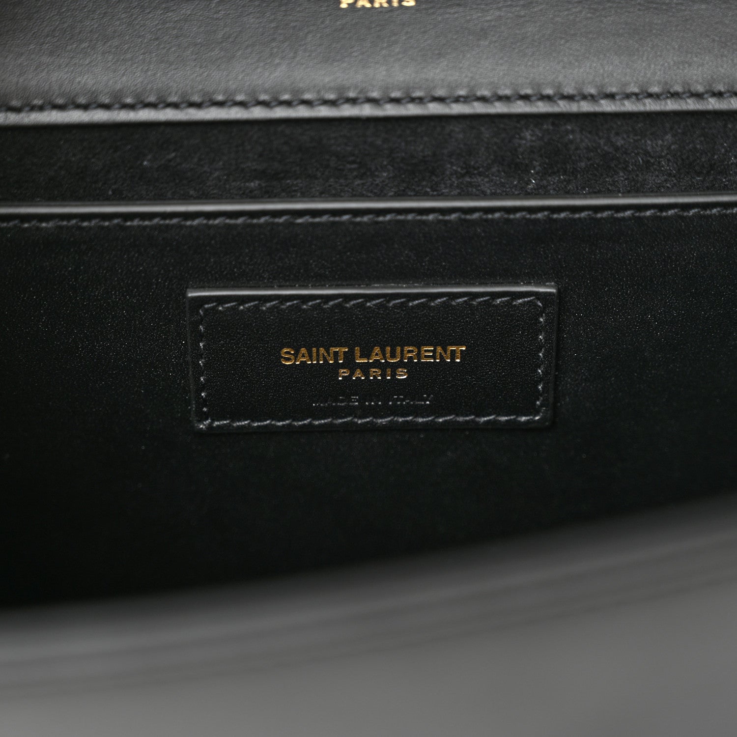 Saint Laurent Smooth Calfskin Medium Classic Monogram Kate Tassel Satchel Black 6 of 9