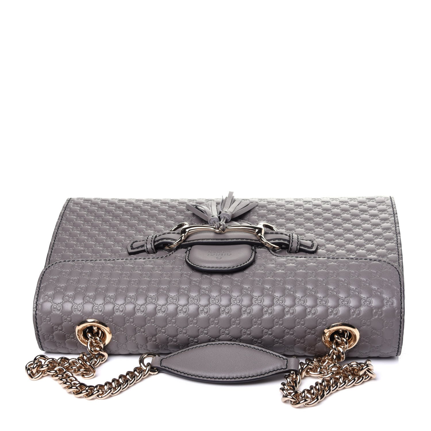 Gucci Soft Microguccissima Medium Emily Chain Shoulder Bag Loess 11 of 11