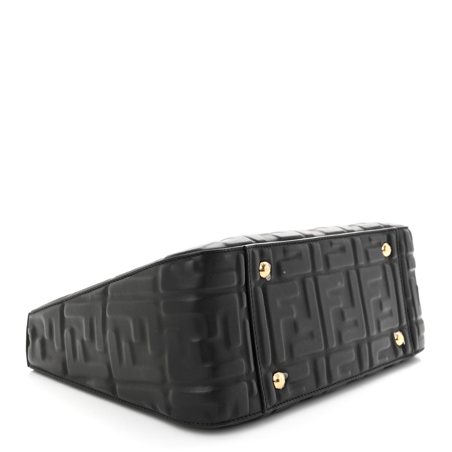 Nappa FF 1974 Embossed Small FF Tote Black