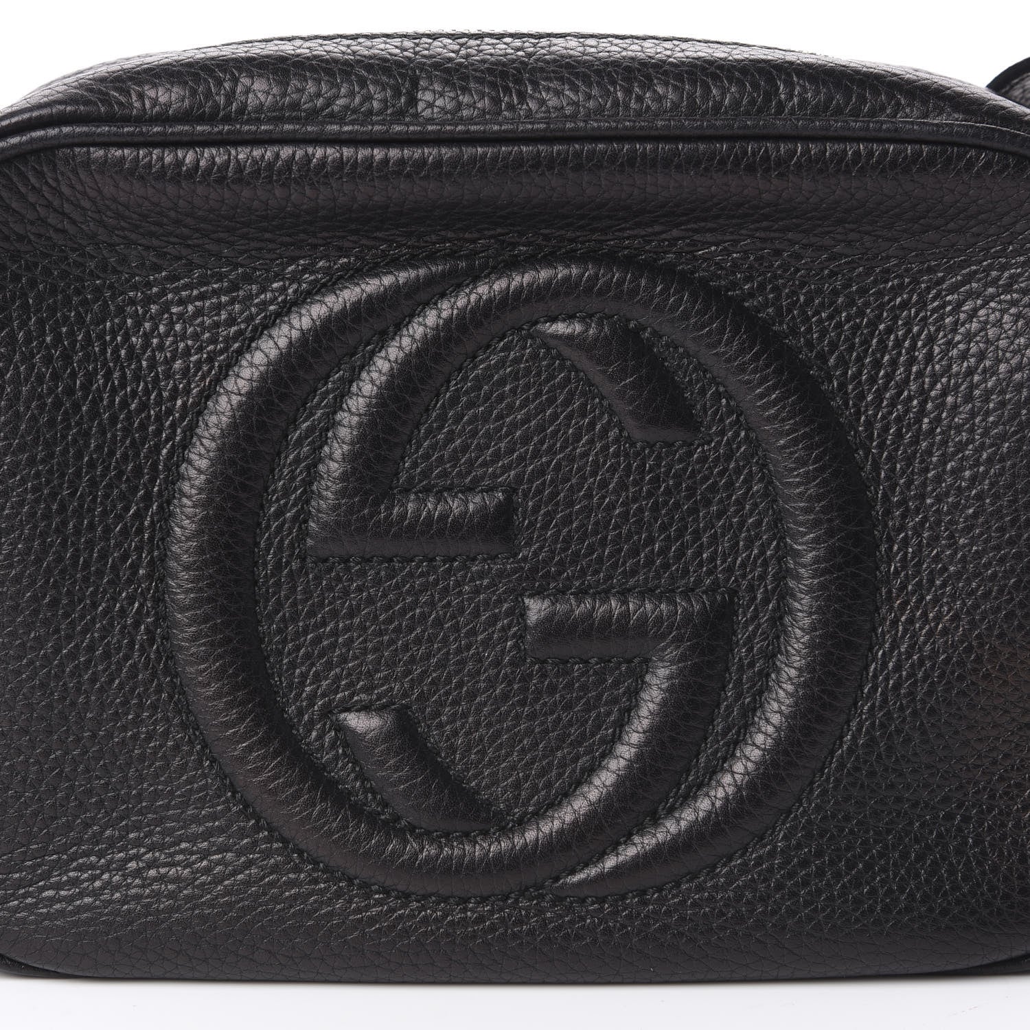 Gucci Pebbled Calfskin Small Soho Disco Bag Black 10 of 11