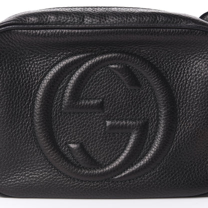 Gucci Pebbled Calfskin Small Soho Disco Bag Black 10 of 11