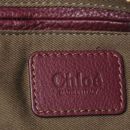 Chloe Calfskin Medium Marcie Satchel Wild Purple 7 of 8