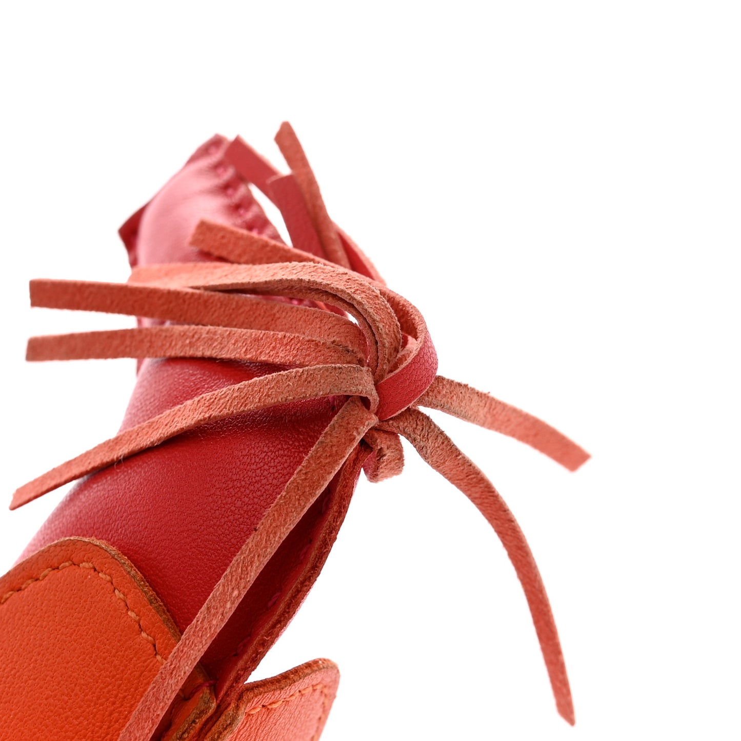 Milo Lambskin Grigri Rodeo Horse Bag Charm MM Rouge Rose Indien Jaipur Feu