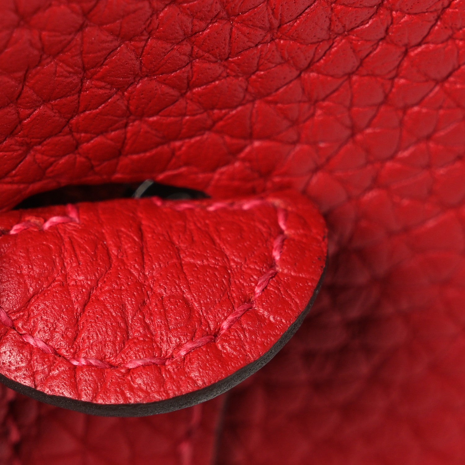 Hermes Taurillon Clemence Evelyne TPM Rouge Casaque 7 of 10