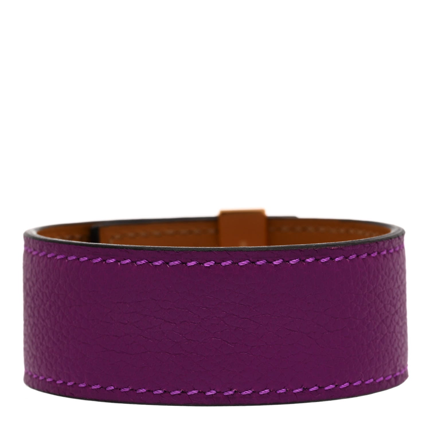 Hermes Evercolor Collier de Chien 24 Bracelet T3 Anemone 3 of 5