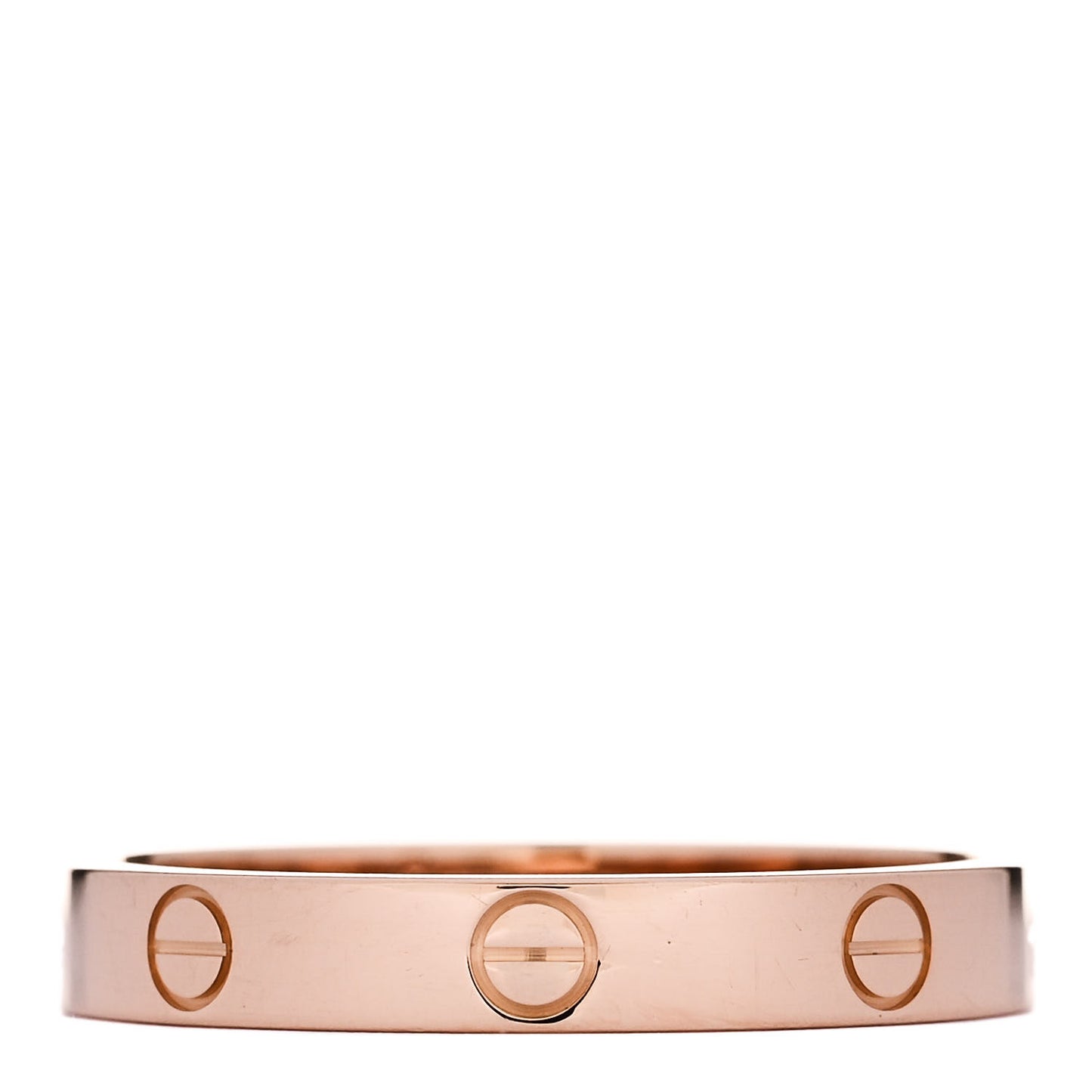 18K Pink Gold 3.5mm LOVE Wedding Band Ring 64 10.75