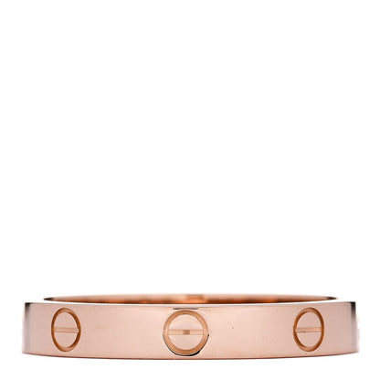 Cartier 18K Pink Gold 3.5mm LOVE Wedding Band Ring 64 10.75 1 of 4