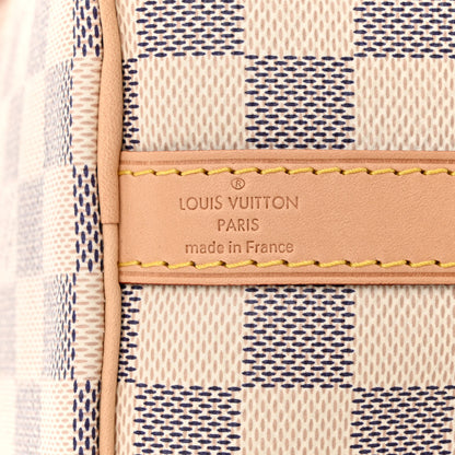 Louis Vuitton Damier Azur Speedy Bandouliere 25 6 of 10
