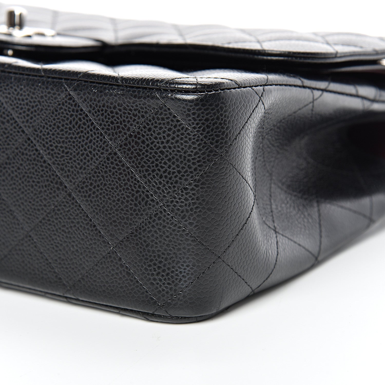 Chanel Caviar Quilted Jumbo Double Flap Black 9 of 14