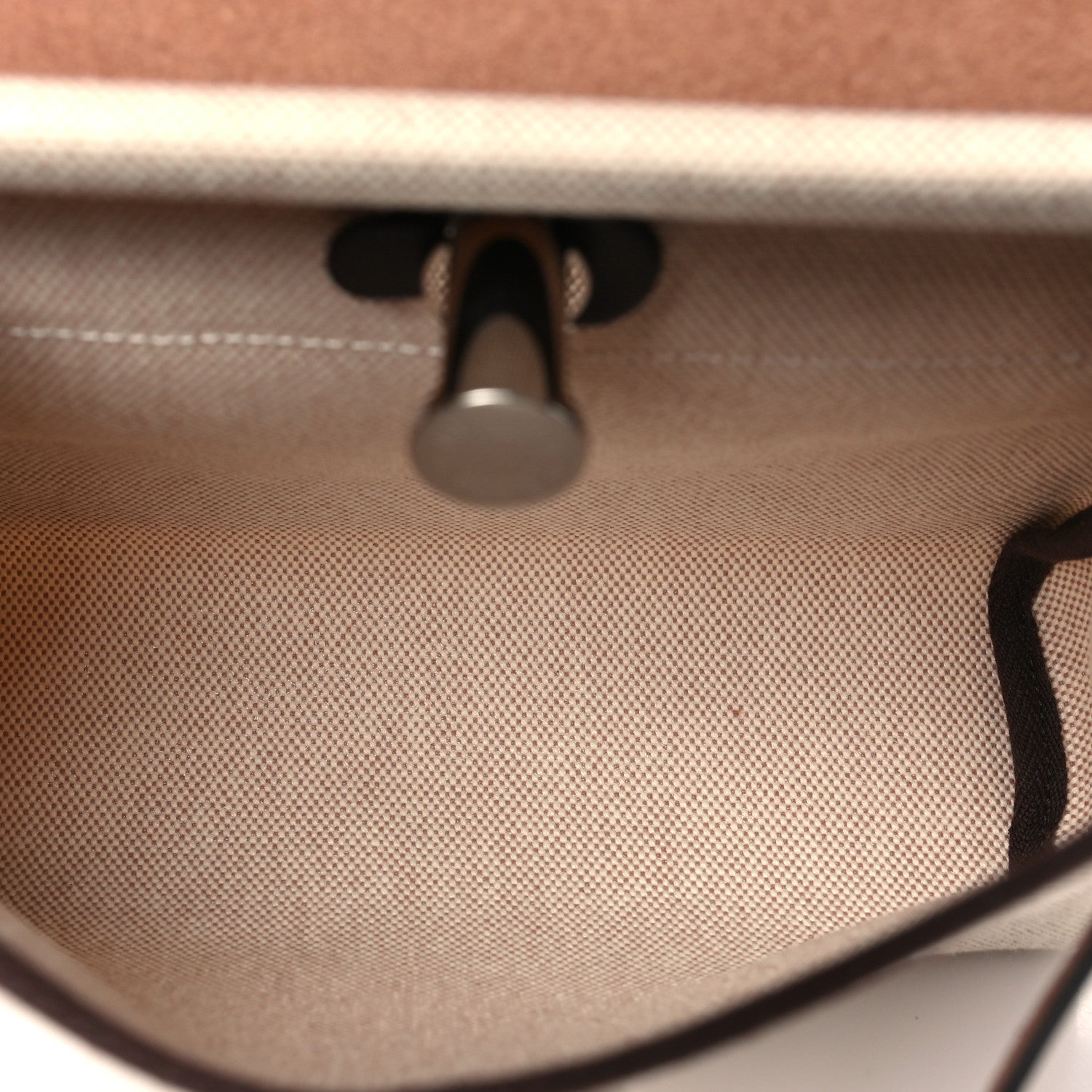 Hermes Military Toile Vache Hunter Herbag Zip Retourne 20 Ecru Beige Ebene 5 of 11