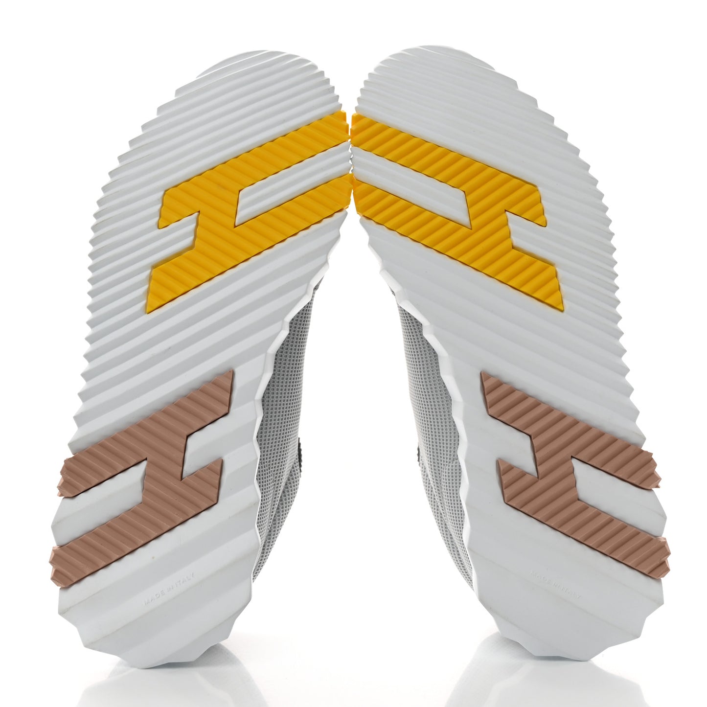 Technical Canvas Suede Goatskin Bouncing Sneakers 40 Gris Multicolor