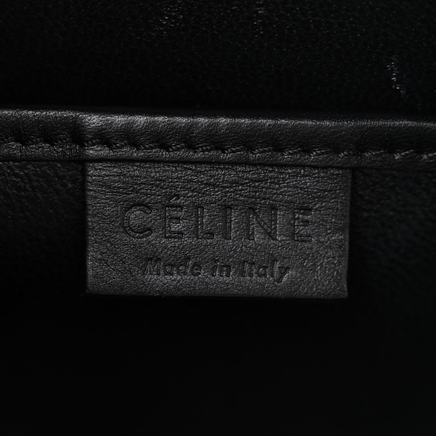 Celine Smooth Calfskin Nano Luggage Black 6 of 11