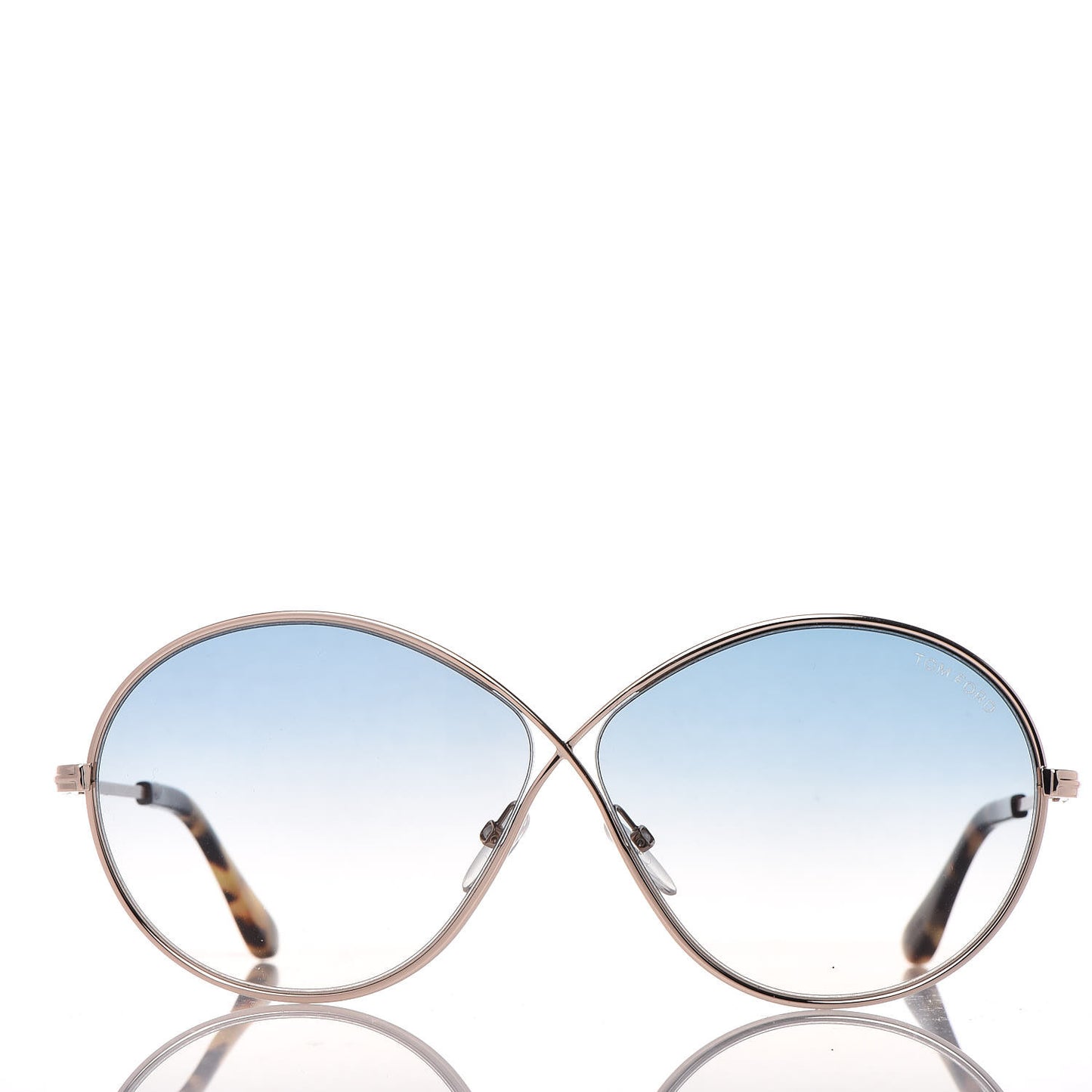 Rania-02 Oval Sunglasses TF564 Brown