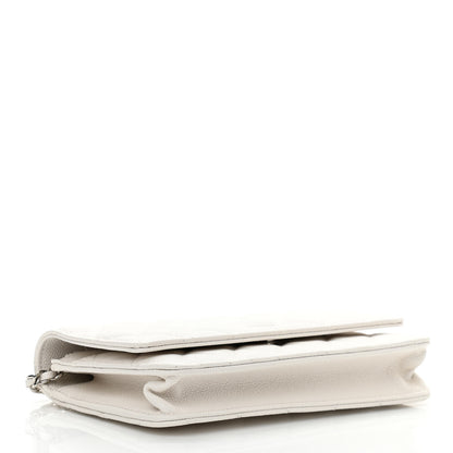 Chanel Caviar Quilted Wallet On Chain WOC White 4 of 12