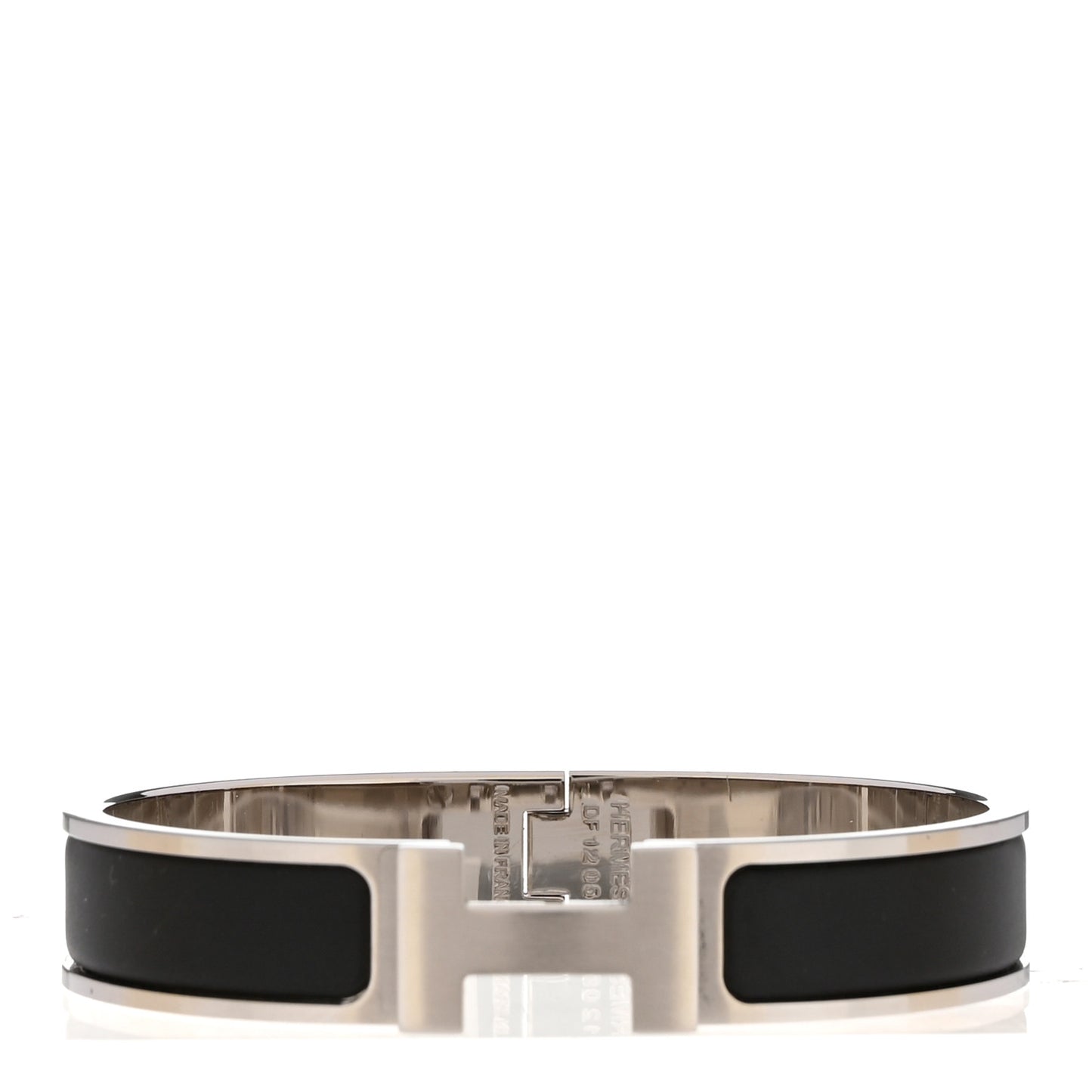 Matte Enamel Narrow Clic Clac HH Bracelet T4 Black