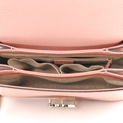 Gucci Dollar Calfskin Interlocking G Top Handle Shoulder Bag Soft Pink 5 of 16