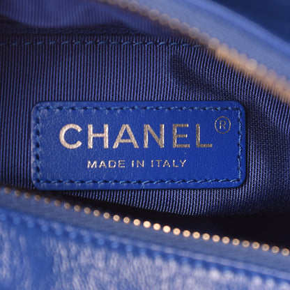 Chanel Tweed Calfskin Small Gabrielle Hobo Royal Blue 6 of 10