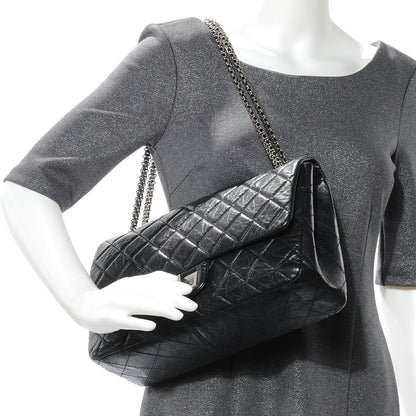 Chanel Aged Calfskin Quilted 2.55 Reissue 227 Flap Black 2 of 8