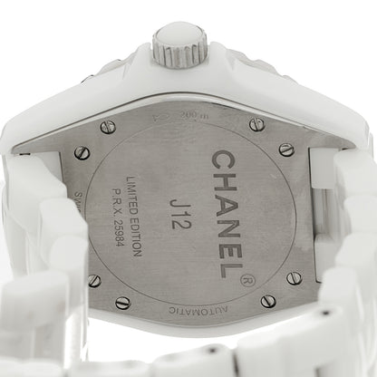 Chanel Stainless Steel Ceramic 38mm J12 Automatic Watch Blue 4 of 4