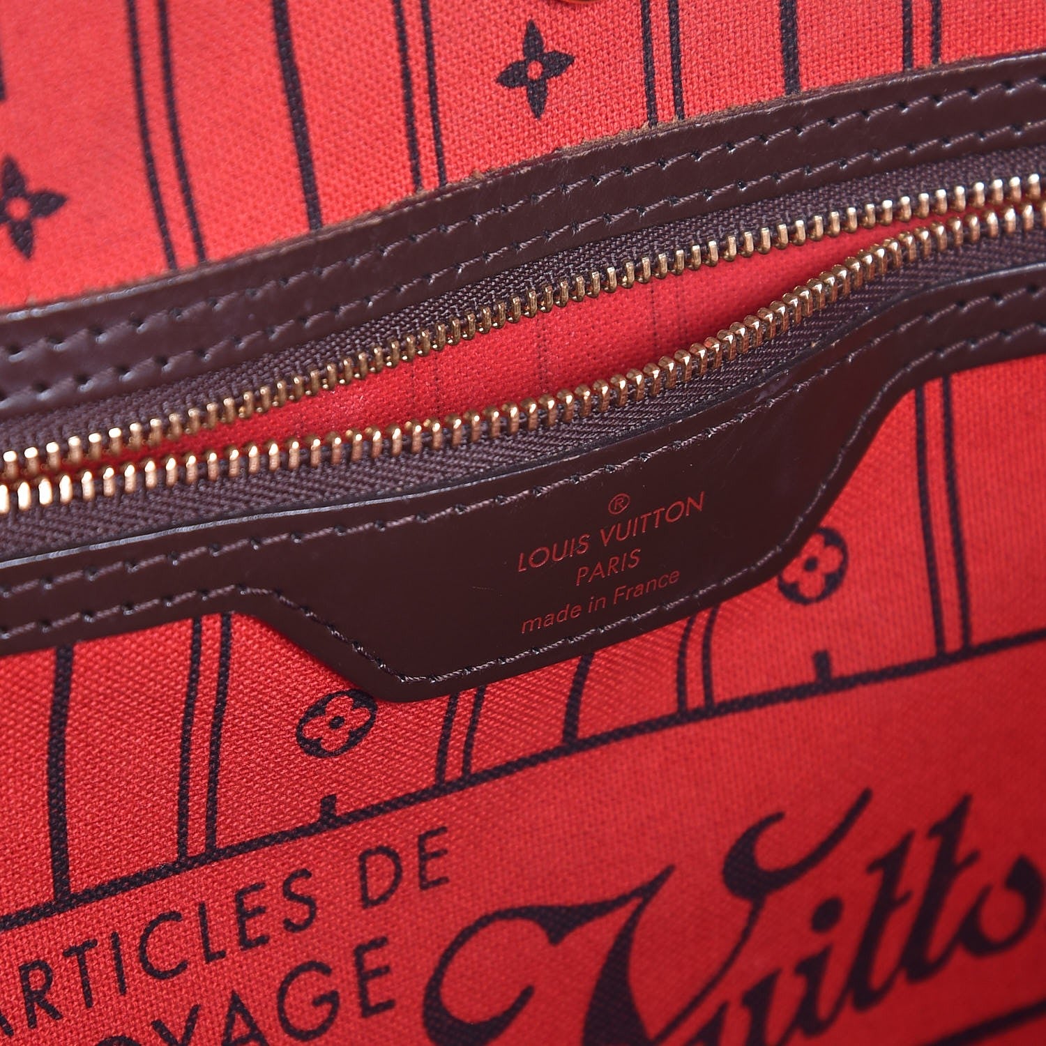 Louis Vuitton Damier Ebene Neverfull MM 6 of 8