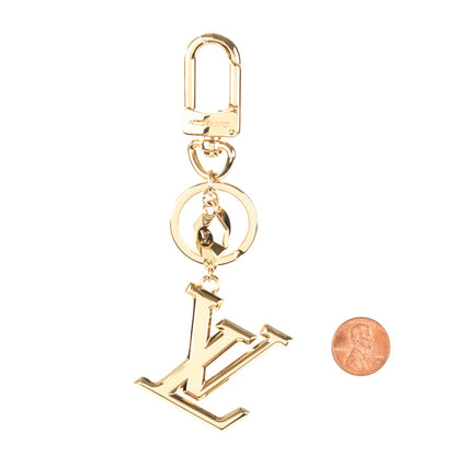 Louis Vuitton LV Facettes Bag Charm Key Holder Gold 2 of 4