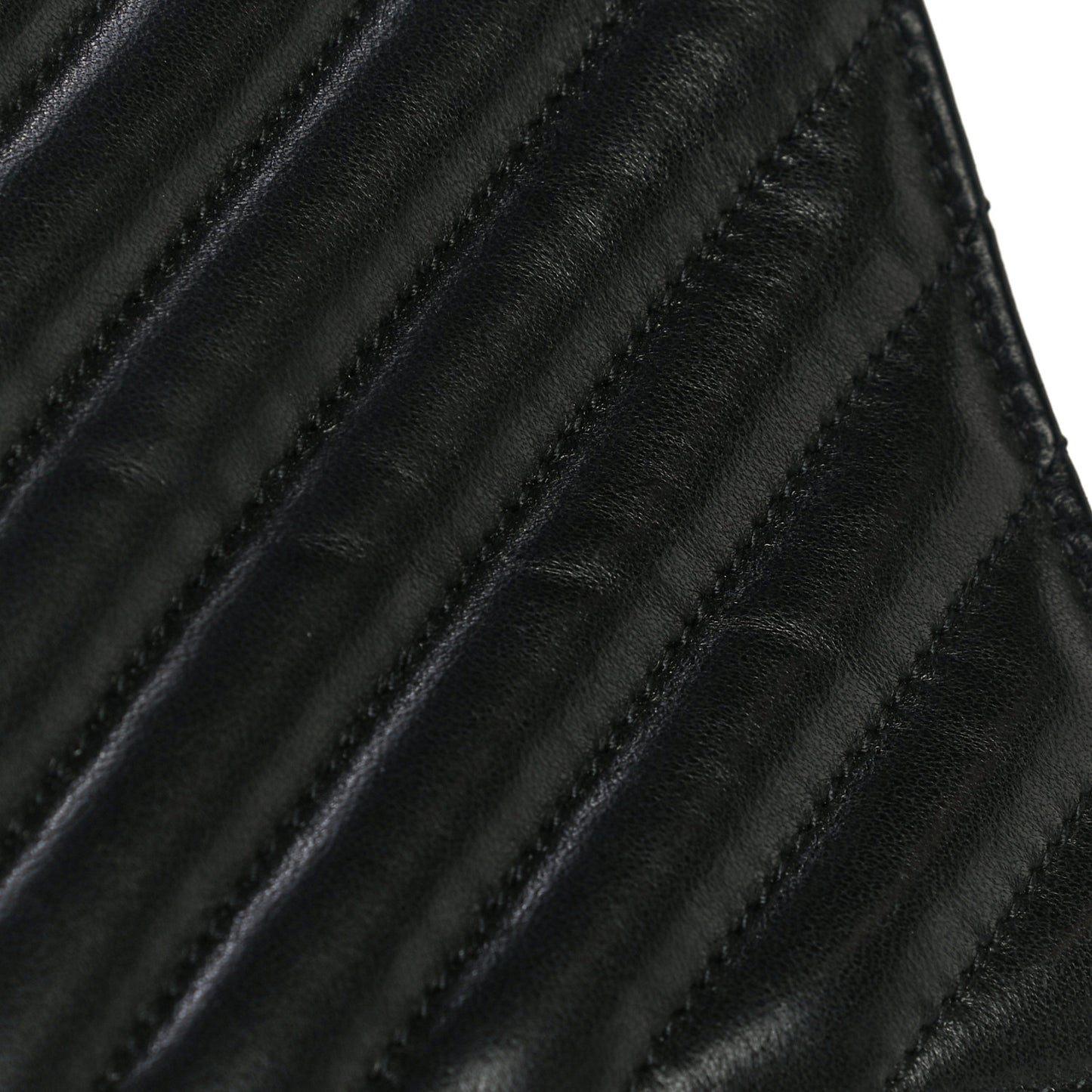 Lambskin Matelasse Monogram Kate 99 Black
