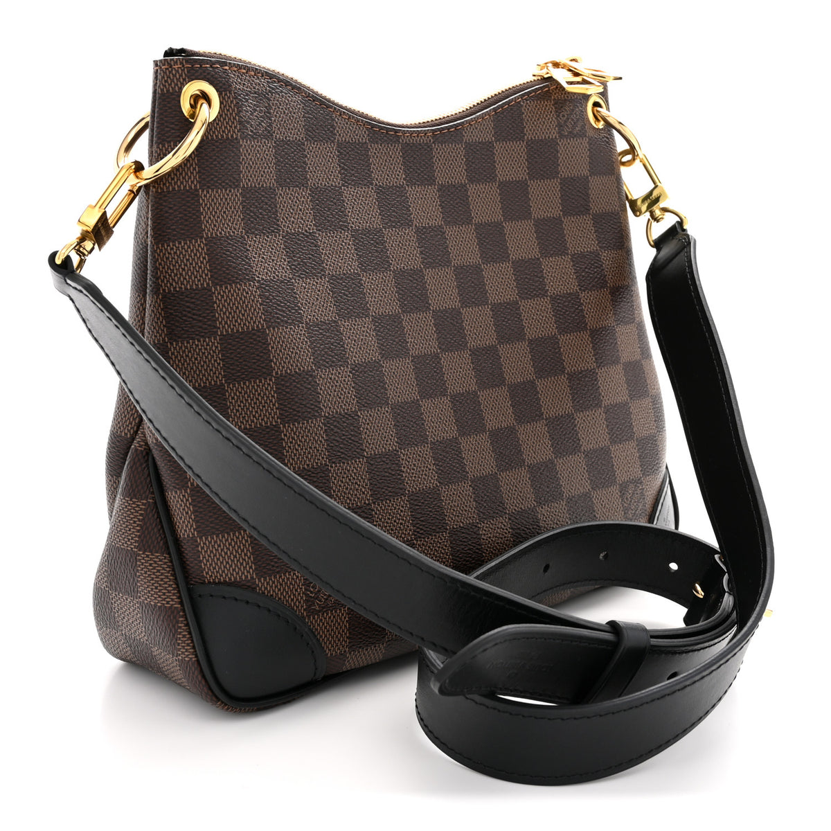 Louis Vuitton Damier Ebene Odeon PM Black 3 of 9