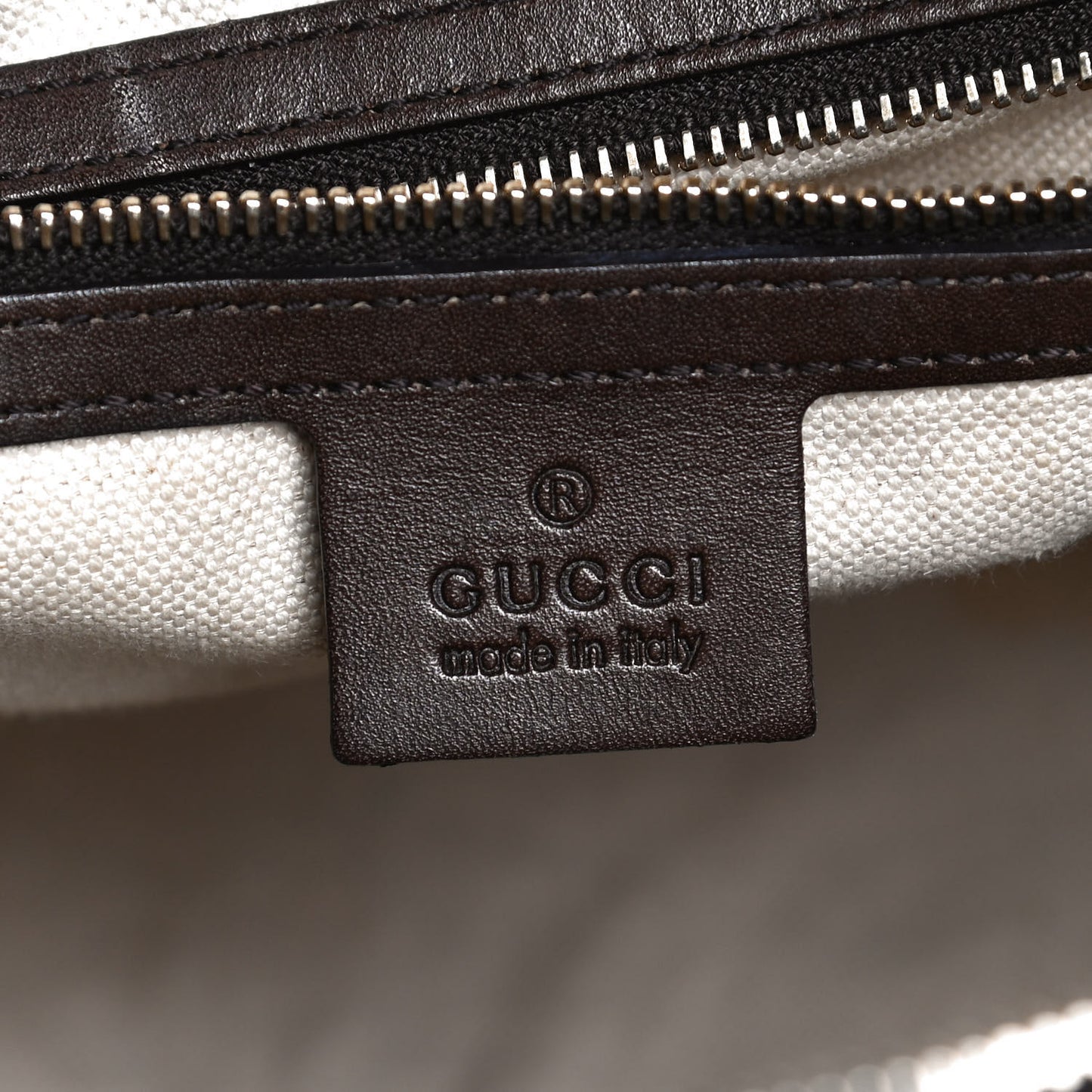 Monogram Vintage Web Medium Boston Dark Brown