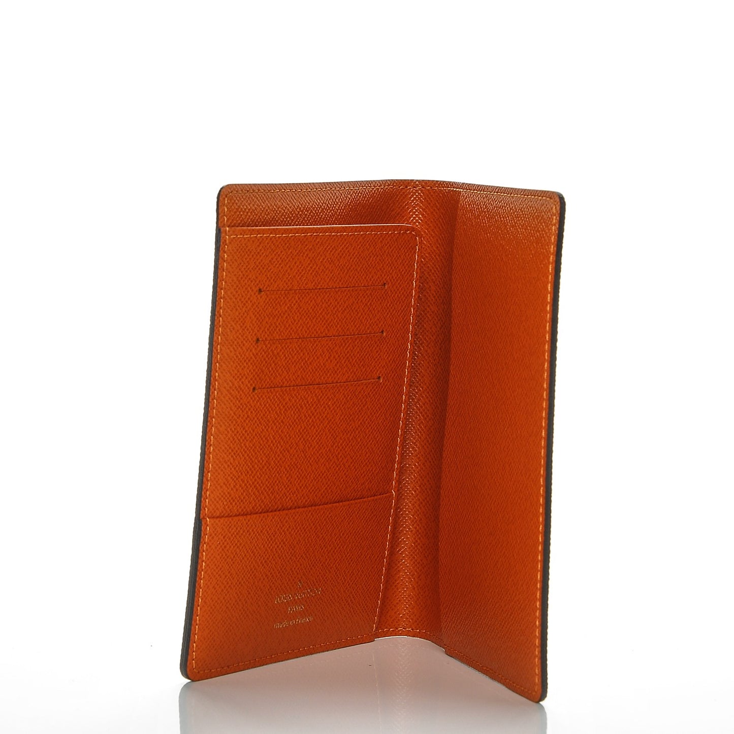 Monogram My LV Heritage Passport Cover Orange Rouge