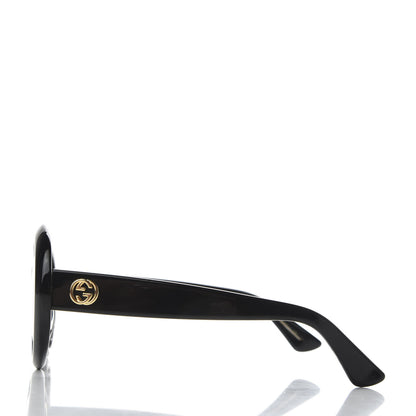 Gucci Acetate Round GG Sunglasses GG0139S Black 3 of 8