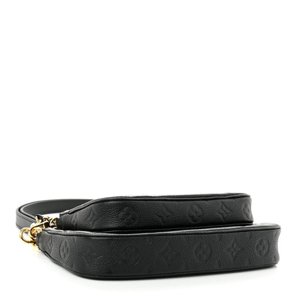 Louis Vuitton Empreinte Monogram Giant Multi Pochette Accessories Black 4 of 10