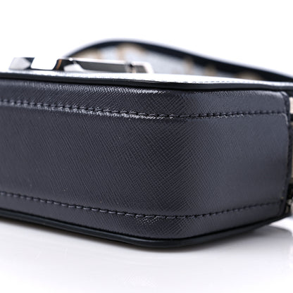Marc Jacobs Saffiano Small Snapshot Camera Bag Wolf Grey 9 of 9