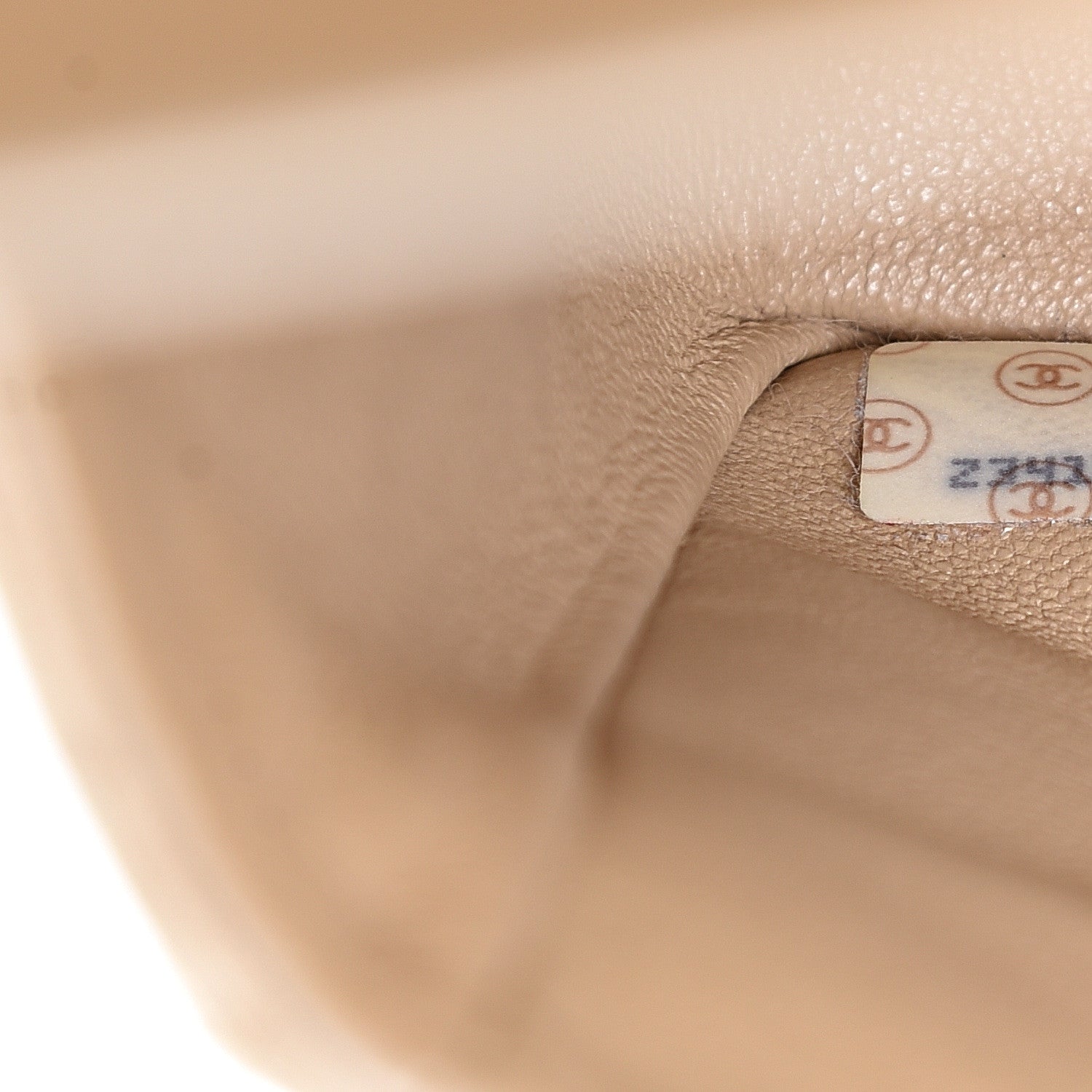 Chanel Lambskin Quilted Medium Double Flap Beige 6 of 10