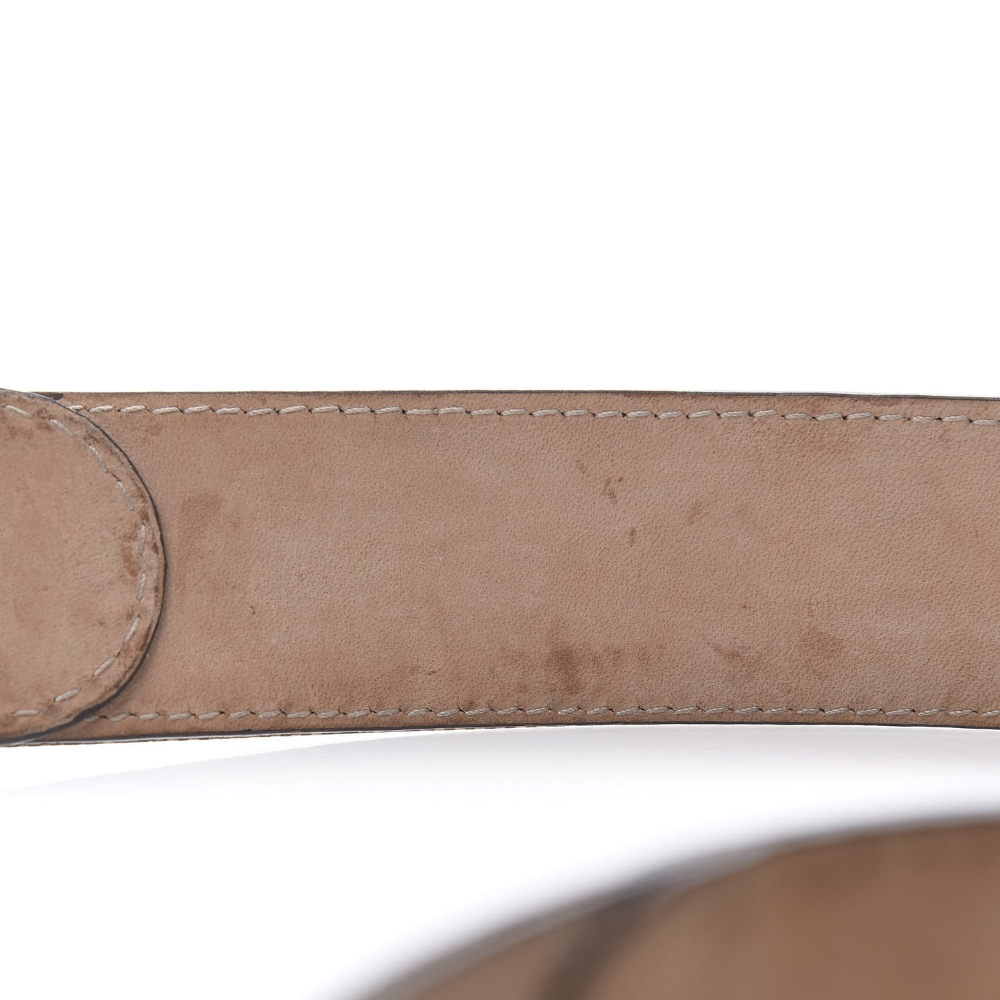 Crystal Monogram Hysteria Belt 95 38 Dark Brown