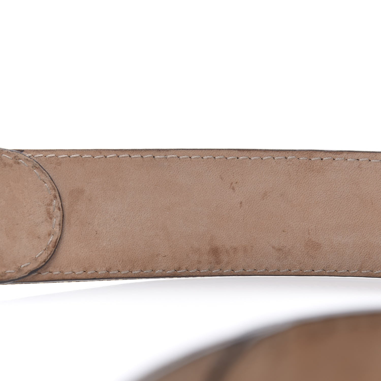 Gucci Crystal Monogram Hysteria Belt 95 38 Dark Brown 6 of 8