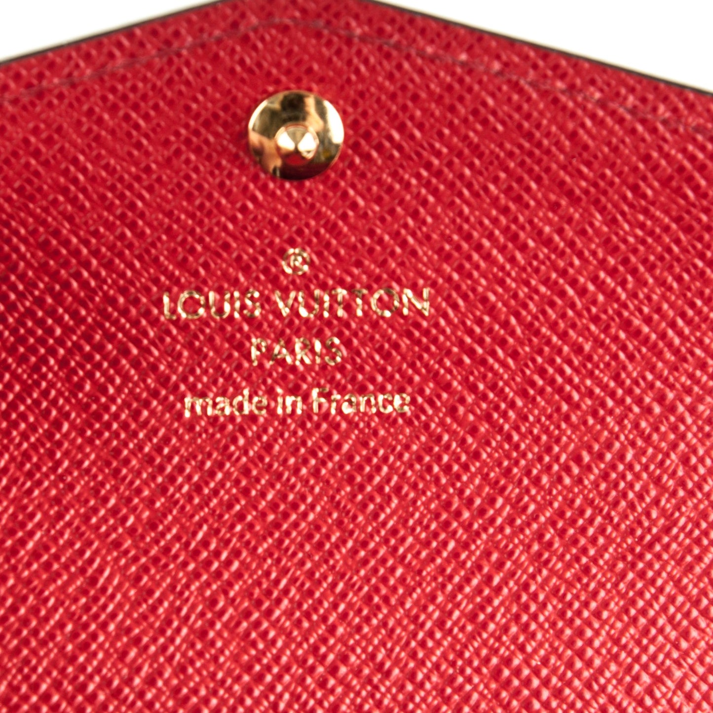 Monogram Sarah Multicartes Coquelicot