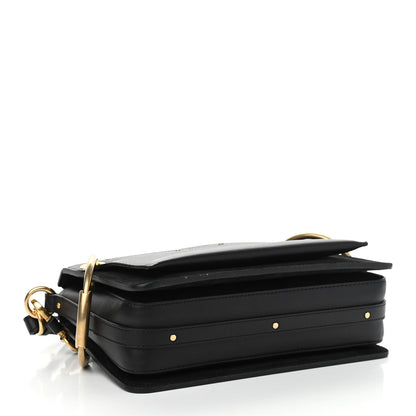 Chloe Calfskin Suede Small Roy Bag Black 4 of 10