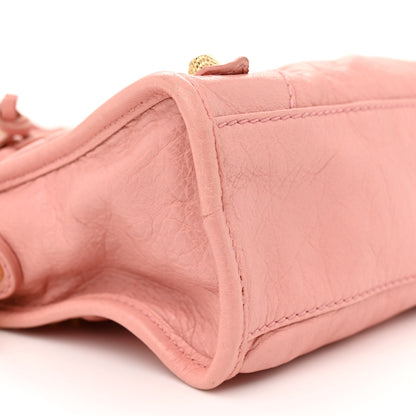 Balenciaga Agneau Giant 12 Gold Hardware Mini City Rose Peche 9 of 13