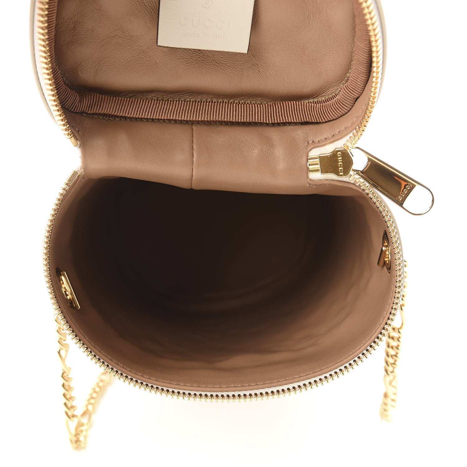 Gucci Calfskin Trapuntata Zumi Belt Bag Off White 4 of 11