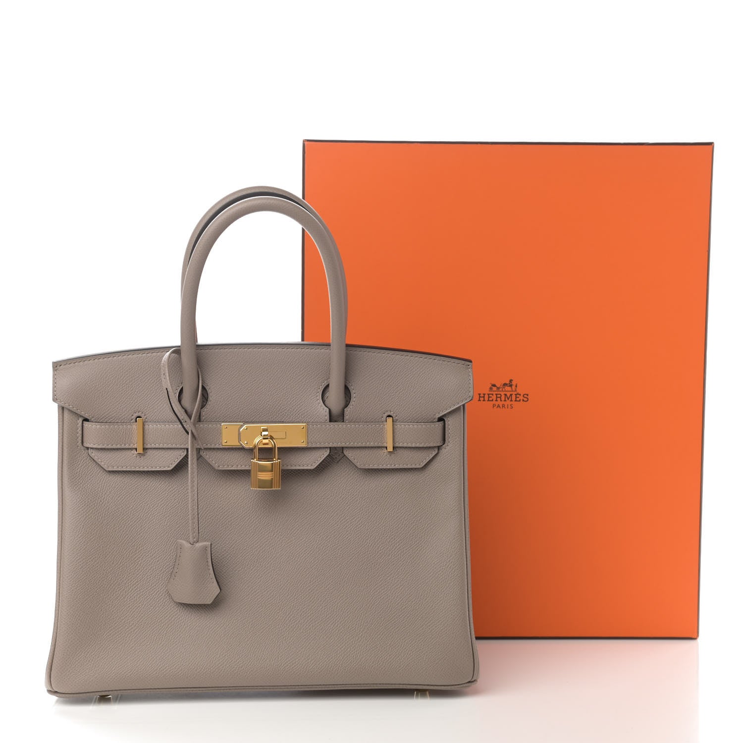 Hermes Epsom Birkin 30 Gris Asphalte 11 of 11