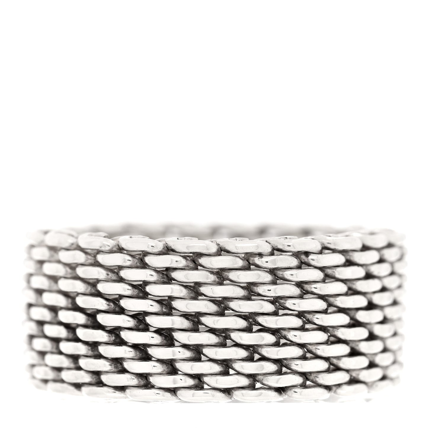 Sterling Silver Somerset Mesh Ring 60 9