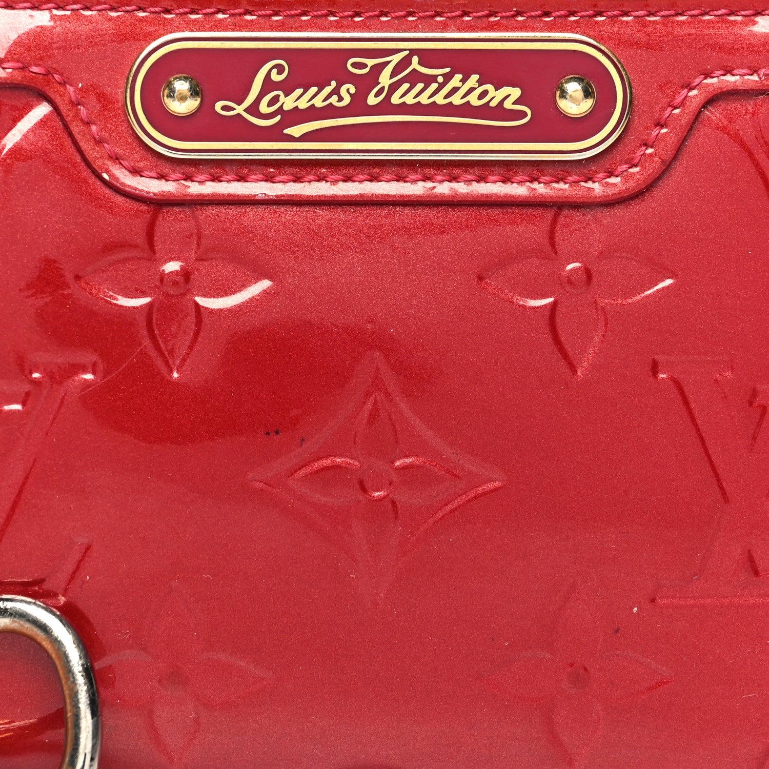 Louis Vuitton Vernis Key Pouch Cherry 7 of 13