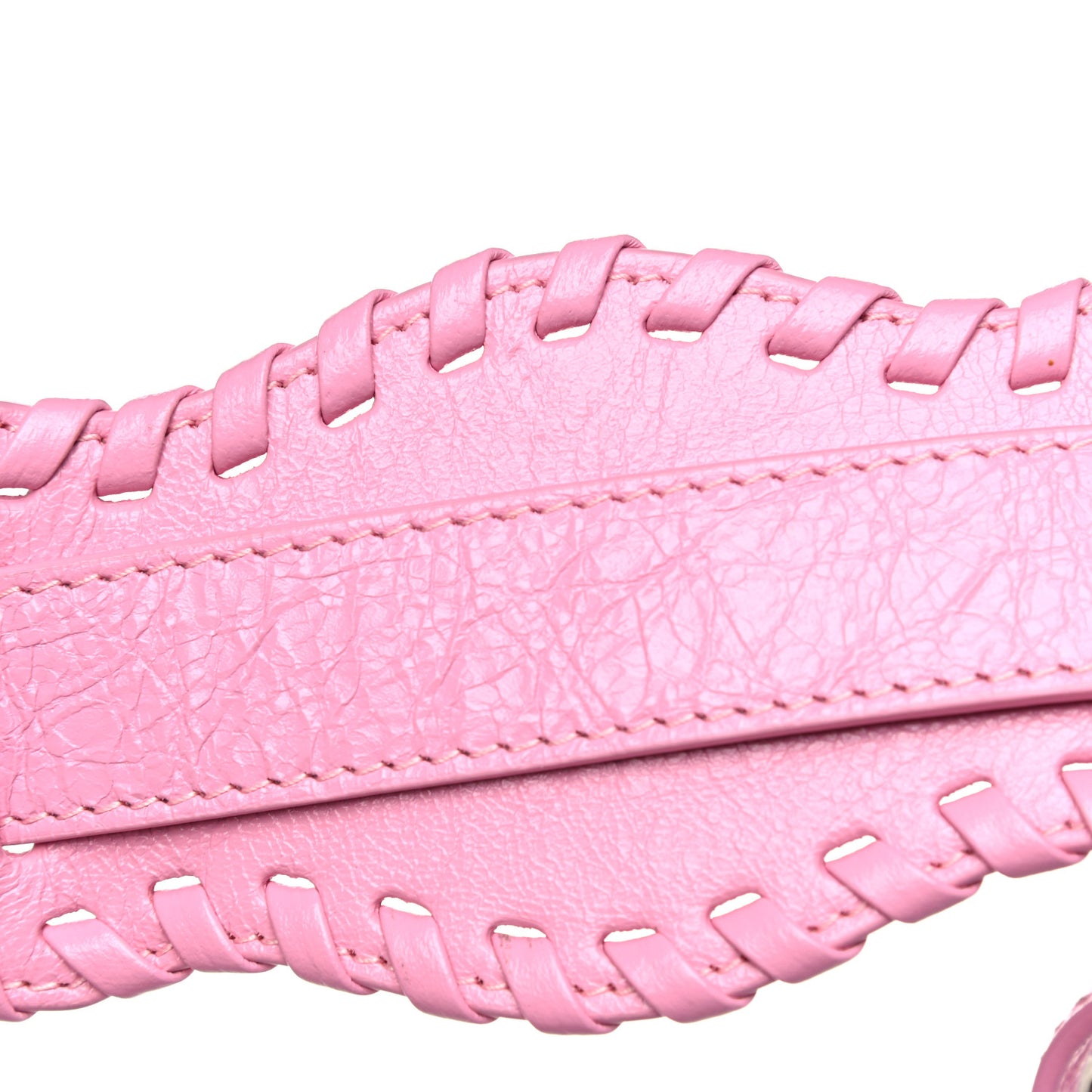 Agneau Arena Le Cagole Shoulder Bag XS Candy Pink