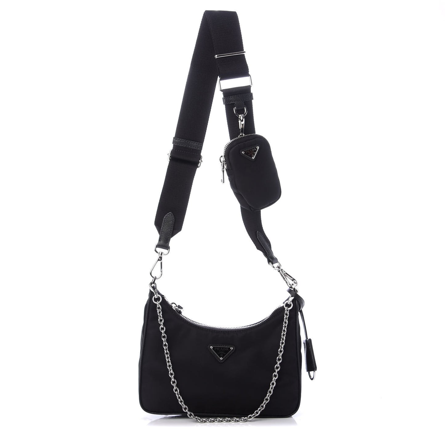 Nylon Re-Edition 2005 Shoulder Bag Black