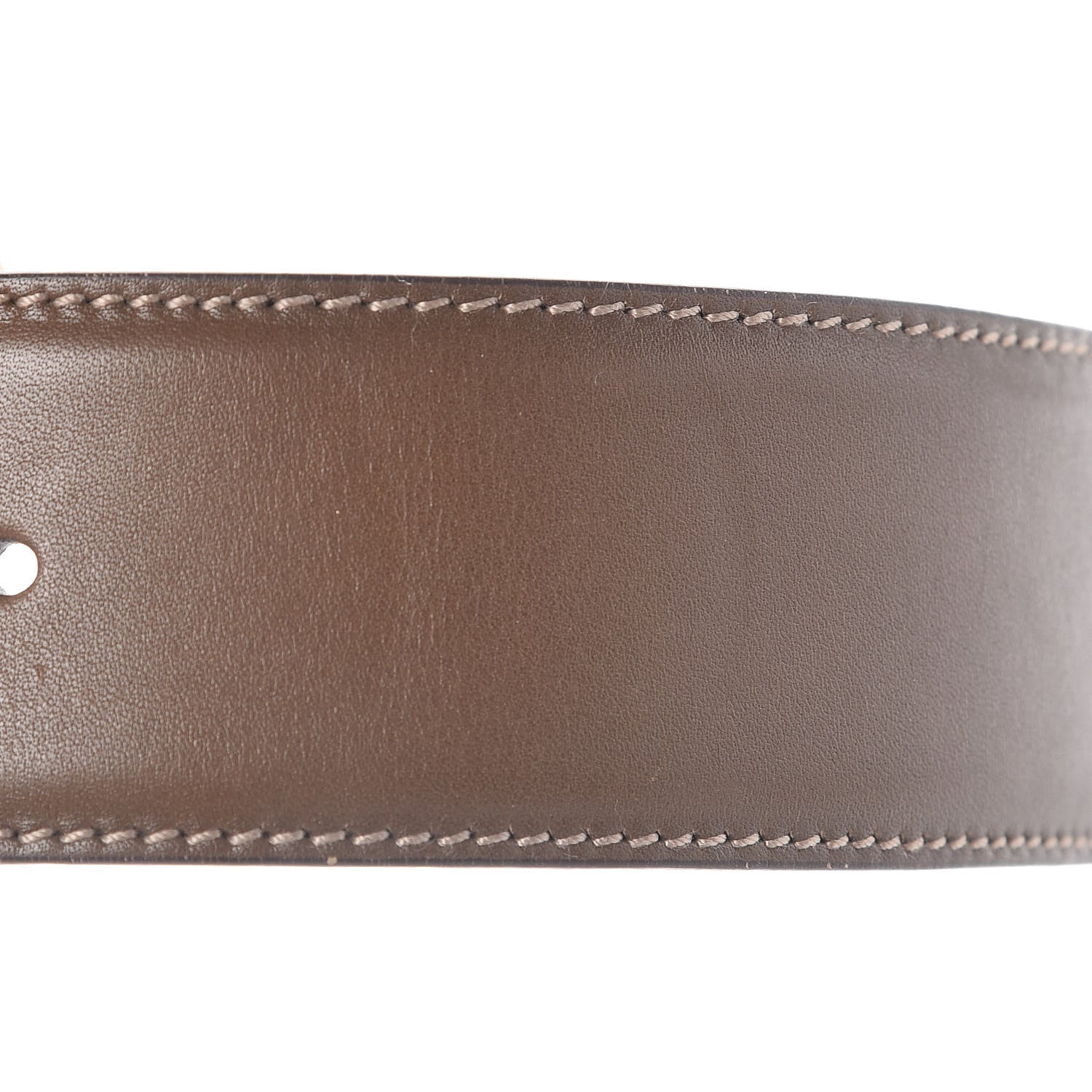 Gucci Calfskin Suede Interlocking G Belt 85 34 Brown 9 of 10