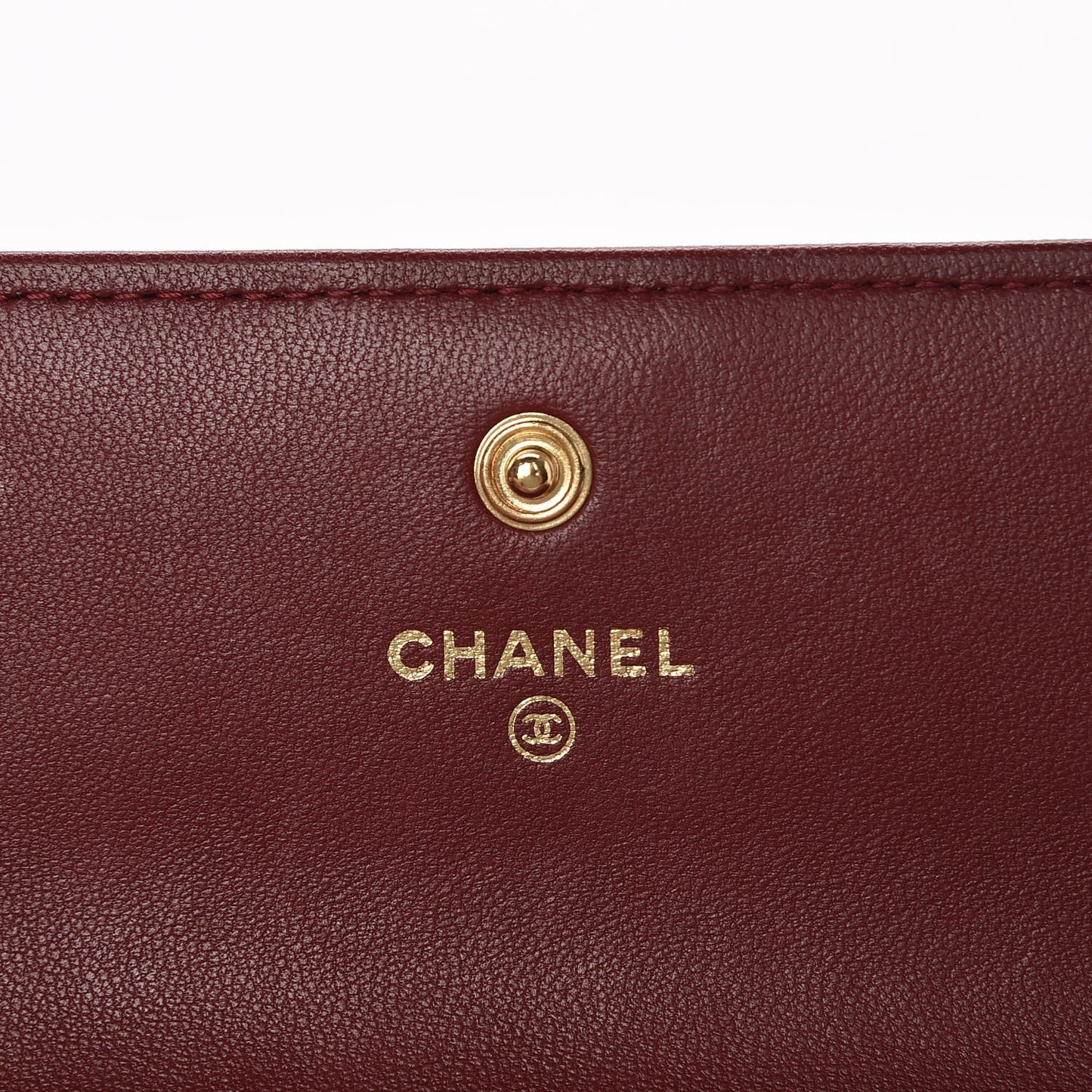 Lambskin Quilted Boy Flap Wallet Red