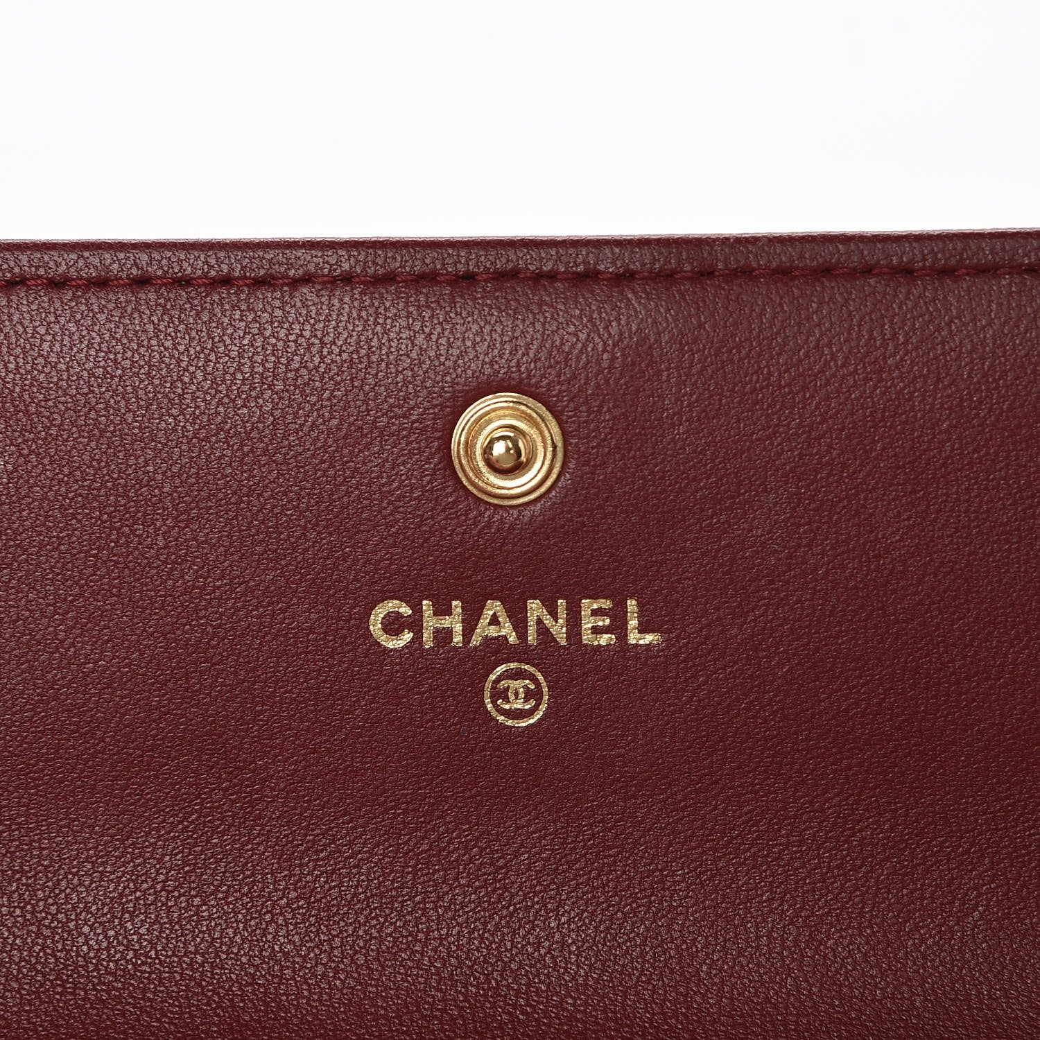 Chanel Lambskin Quilted Boy Flap Wallet Red 6 of 11