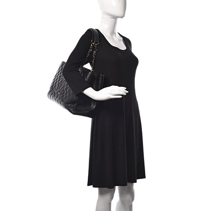 Chanel Caviar Quilted XL Grand Shopping Tote GST Black 2 of 17